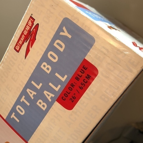 BELL | NWT BELL Blue Total Body 26” Exercise Ball. - Picture 2 of 3